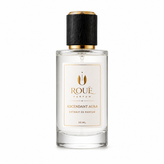 Ascendant Aura by Roué Parfum — clear extrait de parfum bottle